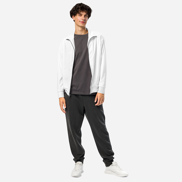 All-Over Print Recycled Unisex Track Jacket — supplier product photograph