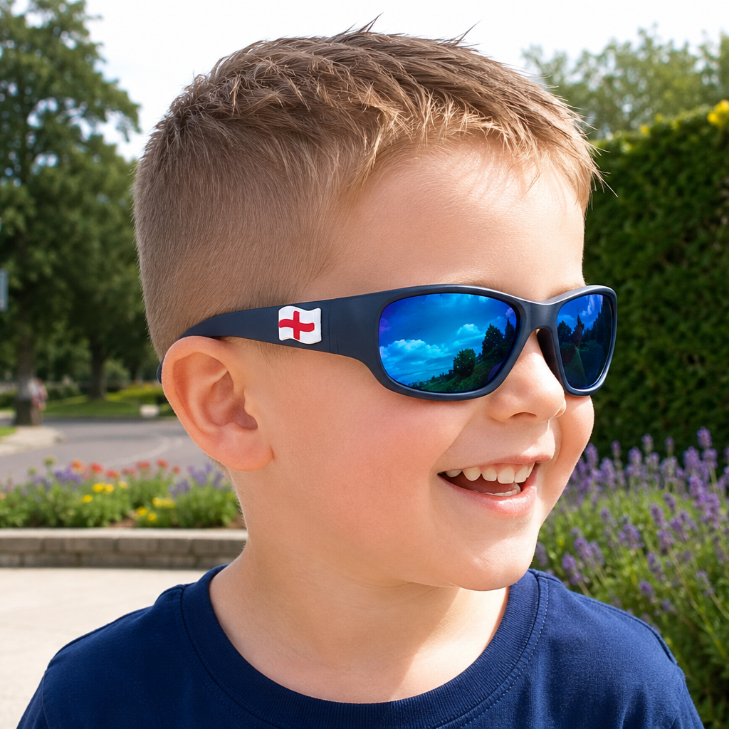 England Flag Kids Sunglasses Charms | x1 Pair | Age 3+