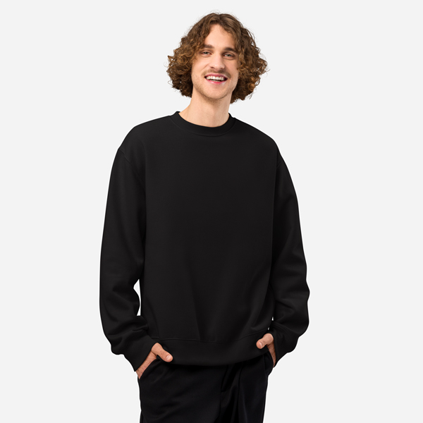 Unisex Oversized Heavyweight Sweatshirt | Bella + Canvas 4711 — supplier product photograph