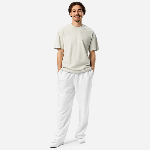 All-Over Print Unisex Wide-Leg Joggers — supplier product photograph