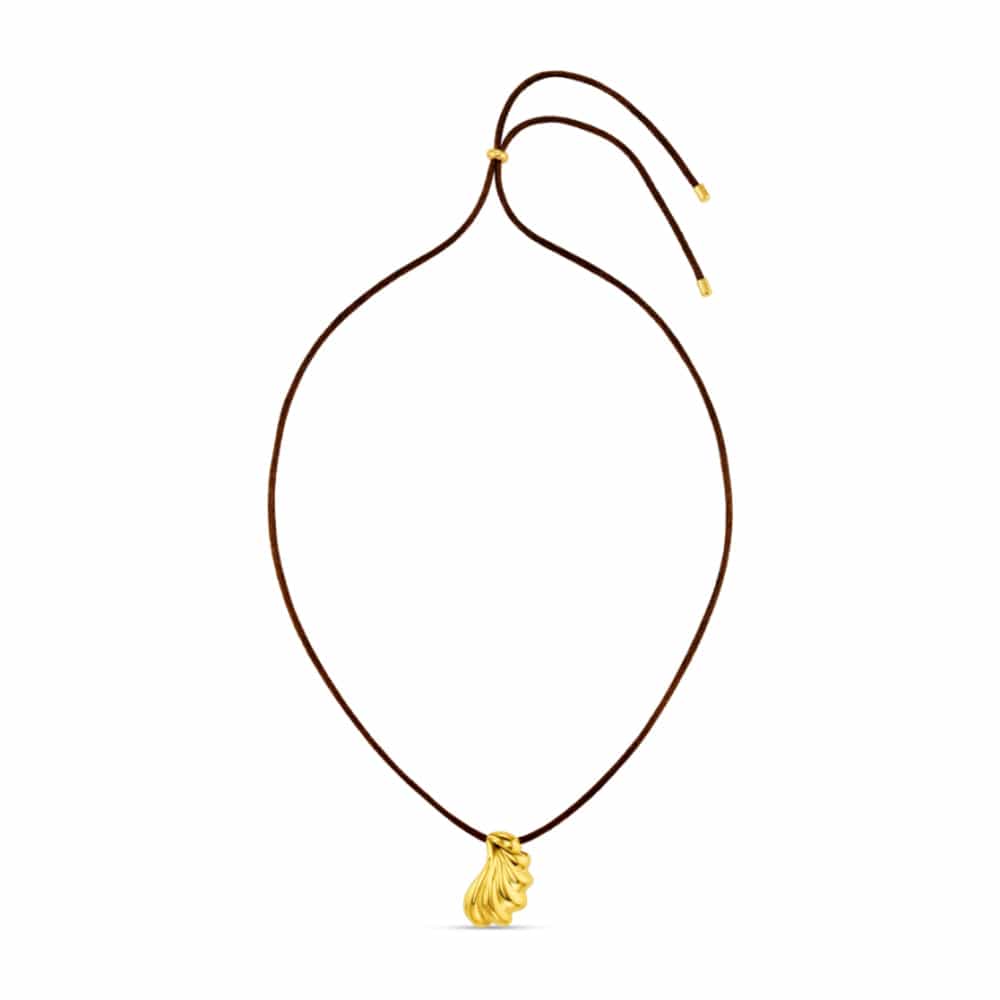 LUXE Shell Pendant Cord Necklace