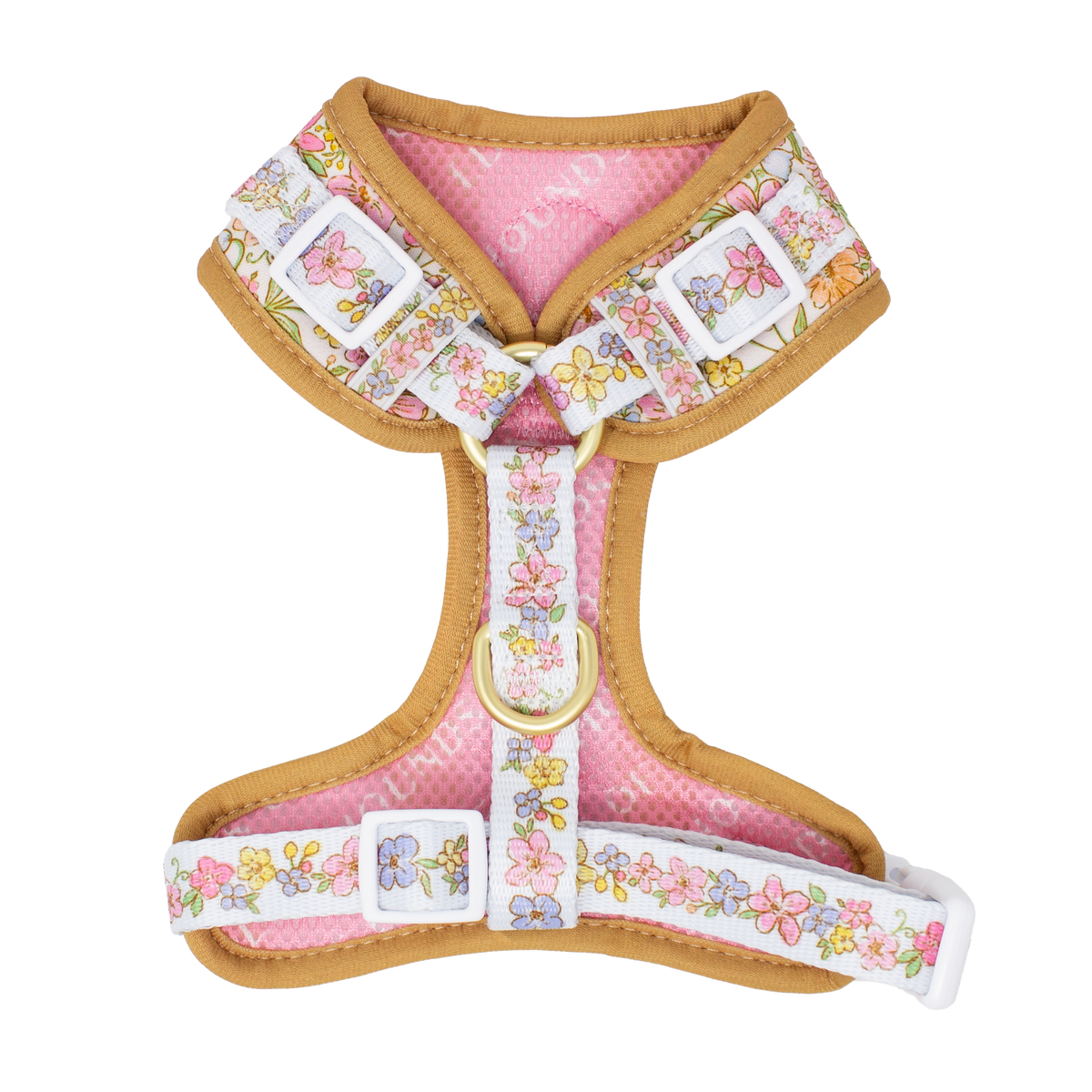 Pastel Petals - Dog Collar + ID Tag Holder