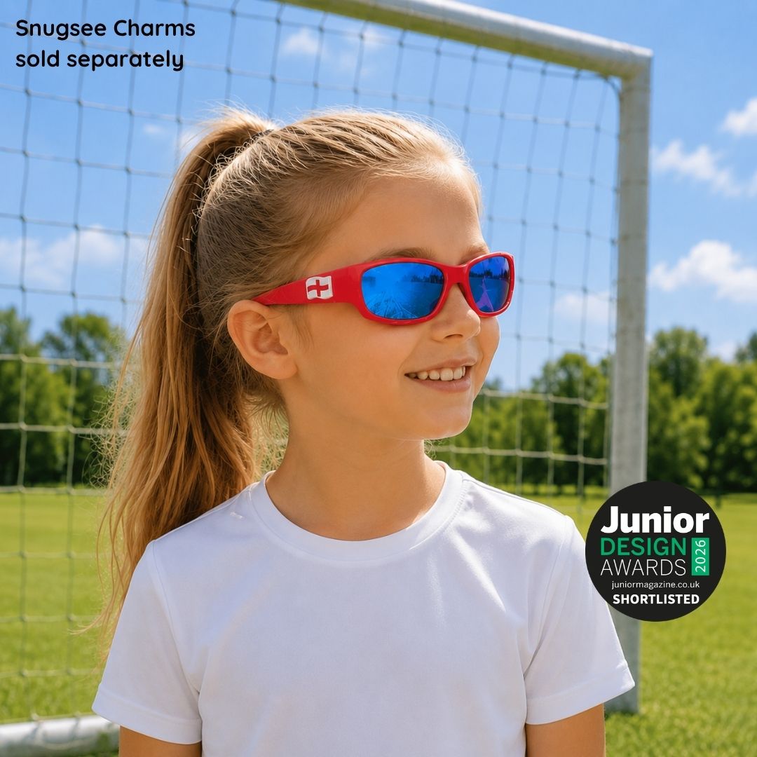 Red Kids Sunglasses | REVO Lens | Snug Fit | 6-12 Years