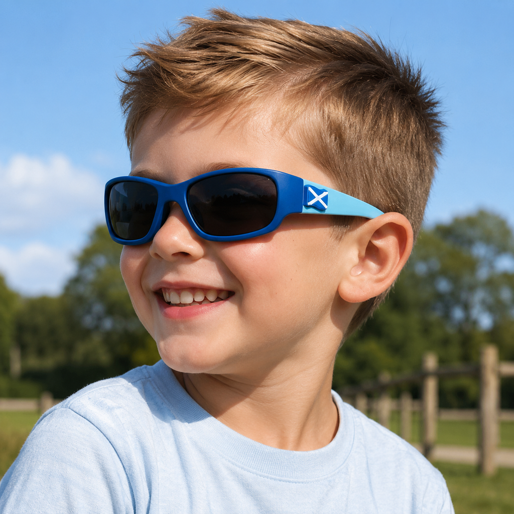 Scotland Flag Kids Sunglasses Charms | x1 Pair | Age 3+
