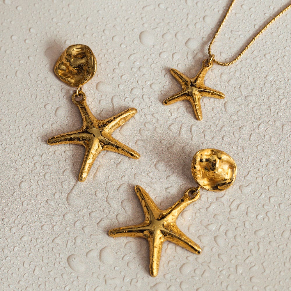 LUXE Statement Starfish Earrings