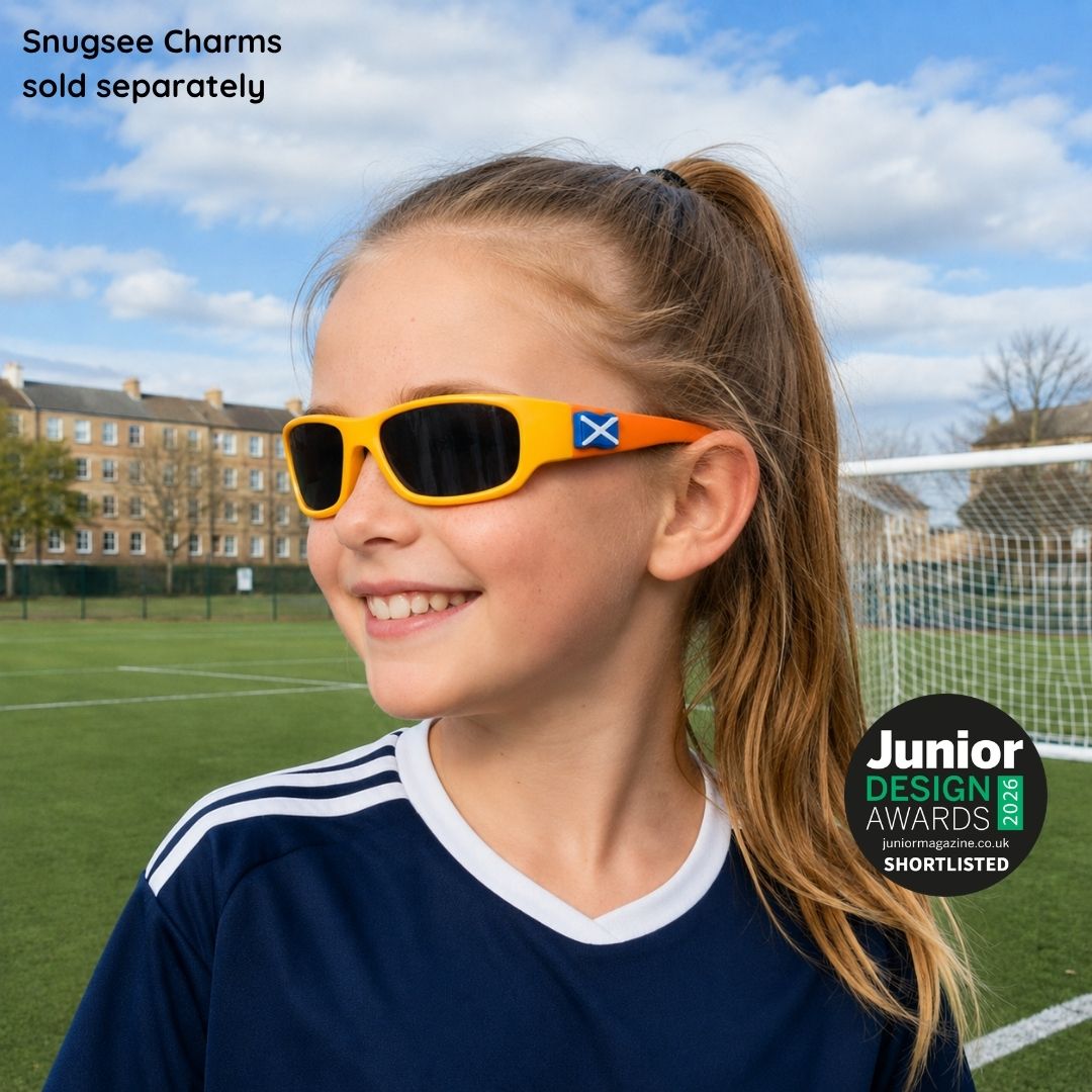 Yellow Orange Kids Sunglasses | Signature Lens | Snug Fit | 6-12 Years